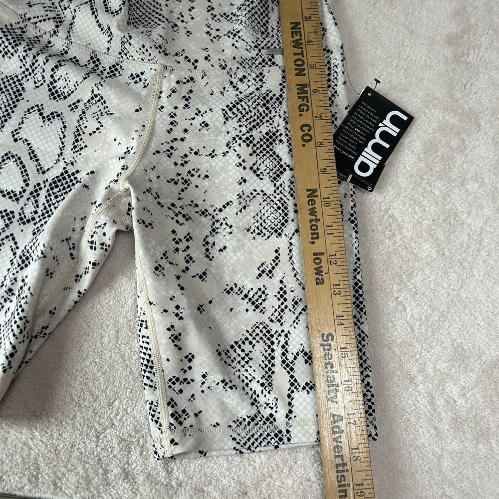Aim'n Women Sport Bra Viper Print Top Size XS & Bike Short Bottom Size Small SET - Picture 6 of 11